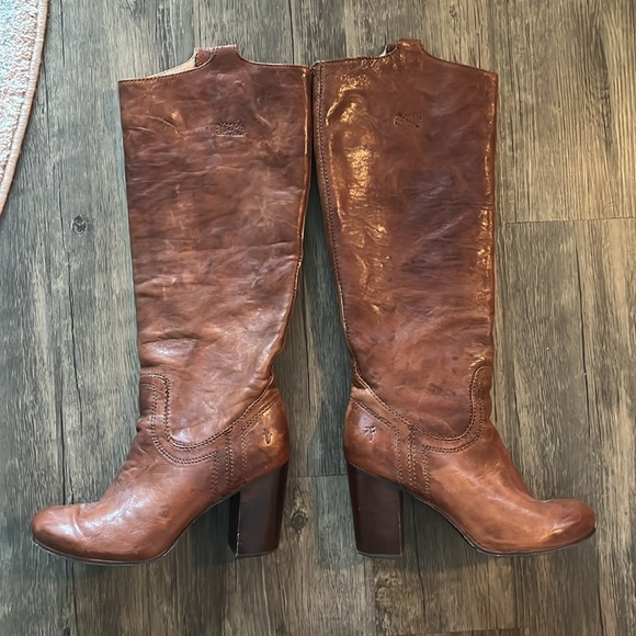 Tan Frye boots - Picture 2 of 5